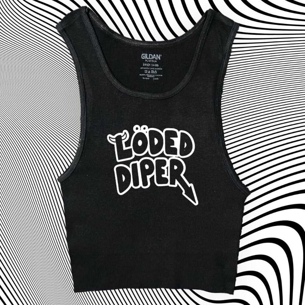 Loded Diped Unisex Cropped Tank